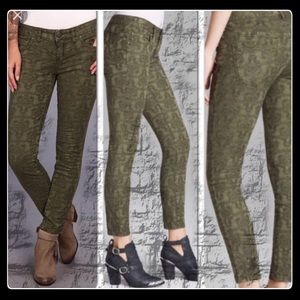 Free People Jacquard skinnies